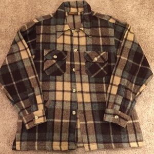 Long sleeve wool dress shirt